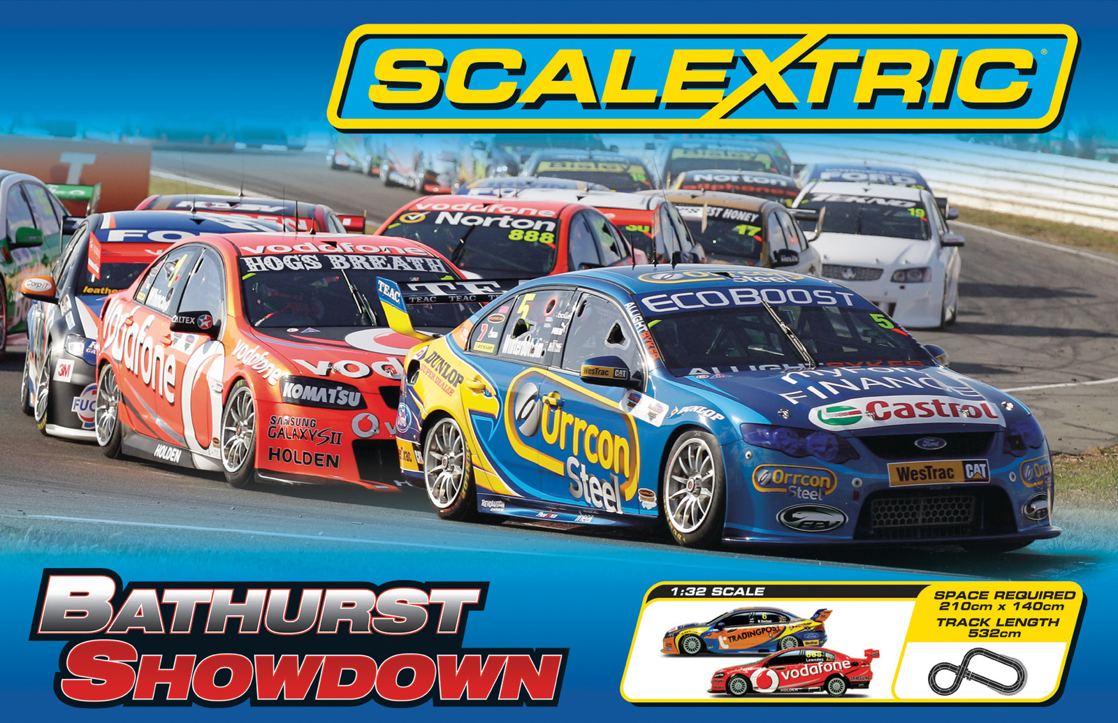 scalextric bathurst track layout