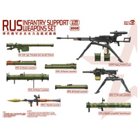 MAGIC FACTORY 1/35 RUS INFANTRY SUPPORT WEAPONS SET PLASTIC MODEL KIT 2009