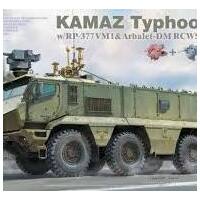 TAKOM 1/35 KAMAZ TYPHOON-K W/RP-377VM1 & ARBALET-DM RCWS MODULE 2 IN 1 PLASTIC MODEL KIT 2073