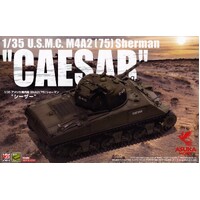 ASUKA 1/35 U.S.M.C M4A2 (75) SHERMAN "CAESAR" PLASTIC MODEL KIT 35-050