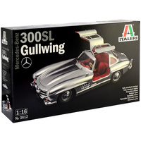 ITALERI MERCEDES BENZ 300SL GULLWING CAR 1:16 3612S