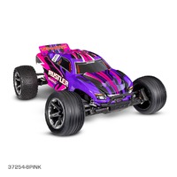 TRAXXAS RUSTLER 2WD HD W/USB-C -PINK 37254-8PINK