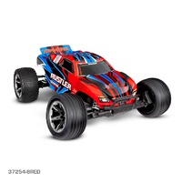 TRAXXAS RUSTLER 2WD HD W/USB-C - RED 37254-8RED