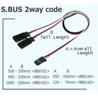 TWO WAY EXTENSION CABLE FOR S.BUS SERVO 500-200