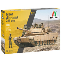 ITALERI M1A1 ABRAMS WITH AMERICAN TANKER 6571S