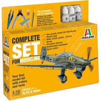 ITALERI COMPLETE SET FOR MODELLING JUNKER JU-87B STUKA 1:72 72010