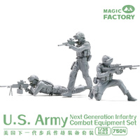 MAGIC FACTORY 1/35 US ARMY NEXT GENERATION INFANTRY EQUIPMENT SET PLASTIC MODEL KIT 7504