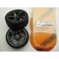 ACE-A63M-R1-F2 WHEEL & TYRE MOUNTED, RUBBER