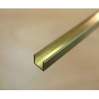 ALBION BRASS C CHANNEL 1.0 X 1.5 X 1.0 X305MM ALB-CC1