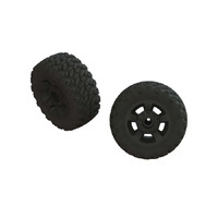 ARRMA Dboots Ragnarok MT Tire Set, Mounted, Black 2pcs ARA550052