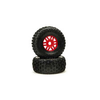 Arrma dBoots Fortress Tyre, Red, 2 Pieces, Mojave ARA550065