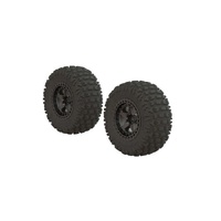 Arrma dBoots 'Fortress SC' Tyre Set Glued Gun Metal, 2pcs ARA550087