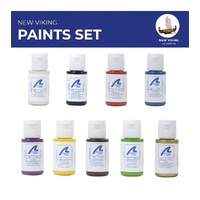 ARTESANIA PAINT SET FOR SHIP MODEL #19001 VIKING DRAKKAR (9X 20ML) ART-277PACK19