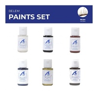 ARTESANIA PAINT SET FOR MODEL #22519 FRENCH SCHOOL BOAT BELEM (6X20ML)  ART-277PACK2