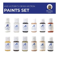 ARTESANIA PAINT SET FOR HMS VICTORY CROSS-SECTION #20500 (12X 20ML) ART-277PACK29