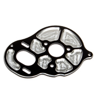 Front Motor Plate, black, 3 gear FT