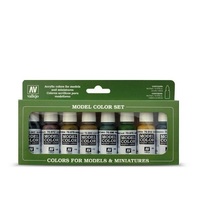 Vallejo Model Colour Panzer Colours 8 Colour Acrylic Paint Set 70108