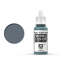 Vallejo Model Colour #060 Intermediate Blue 17 ml Acrylic Paint [70903]