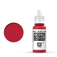 Vallejo Model Colour #186 Transparent Red 17 ml Acrylic Paint [70934]