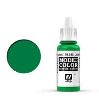 Vallejo Model Colour #075 Light Green 17 ml Acrylic Paint [70942]