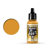 Vallejo Model Air Yellow Ochre 17 ml Acrylic Airbrush Paint [71033]