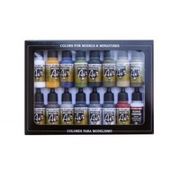 Vallejo Model Air Bulding Set 16 Colour Acrylic Airbrush Paint Set [71192]