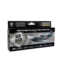 Vallejo Model Air Soviet Air Force VVS 1943 To 1945 Great Patriotic War 8 Acrylic Paint Set [71198]