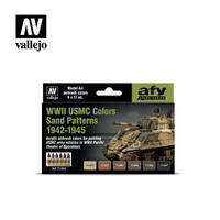 Vallejo Model Air WWII USMC Colors Sand Patterns 1942-1945 [71624]