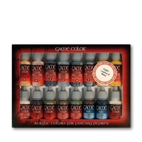 Vallejo Game Colour Leather & Metal 16 Colour Set Acrylic Paint [72291]