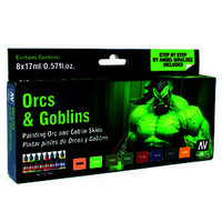 Vallejo Game Colour Orcs & Goblins 8 Colour Set Acrylic Paint [72304]