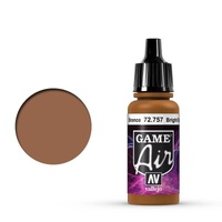 Vallejo Game Air Bright Bronze 17 ml Acrylic Airbrush Paint [72757]