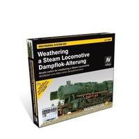 Vallejo Model Colour Box Set Weathering a Steam Locomotive [73099]