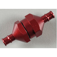 (DISCONTINUED USE DBR834) DUBRO 2307 IN-LINE FUEL FILTER (RED) (1 PCS PER PACK)