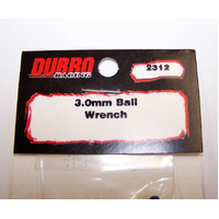 (DISCONTINUED) DUBRO 2312 3.0MM BALL WRENCH (1 PCS PER PACK)