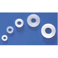 DUBRO 637 NO. 8 NYLON FLAT WASHER (8 PCS PER PACK)