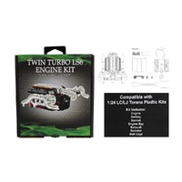 1:24  LC/LJ Twin Turbo LS6 Torana Engine Plastic Kit Accessory (was DDA625A) DDAAC003