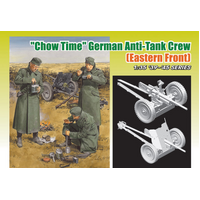 Dragon 1/35 "CHOW TIME" GERMAN ANTI-TANK CREW w/3.7cm PaK 35/36 EASTERN FRONT  6697