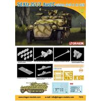 Dragon 1/72 Sd.Kfz.251/7 Ausf.C w/2.8cm Spzb 41 AT Gun Plastic Model Kit [7315]