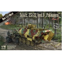 DAS WERK 1/16 SD.KFZ.251/22 AUSF.D "PAKWAGEN" PLASTIC MODEL KIT DWK16022