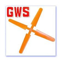  RC Airplane Propeller GWS 10x8 4 Blade EP1080X4 Orange EP1080-X4