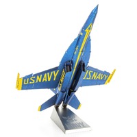 METAL EARTH ICONX BLUE ANGELS F/A - 18 SUPER HORNET ICX212