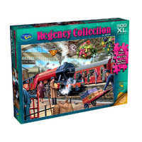 REGENCY COLLECTION ALL ABOARD JIGSAW  500PC XL HOL775798