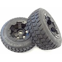 Rear Road Tyres black Rim Baja