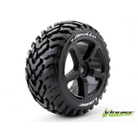 T-Apollo 1/8th Truggy Tyre BLK/spoke