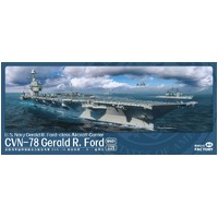 MAGIC FACTORY 1/700 USS GERALD R. FORD CVN-78 AIRCRAFT CARRIER PLASTIC MODEL KIT 6501