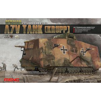 Meng 1/35 German A7V Tank(Krupp) Plastic Model Kit MM-TS-017