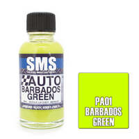 SCALE MODELLERS SUPPLY AUTO COLOUR BARBADOS GREEN 30ML PA01