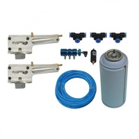 Phoenix Model Large 90 Degree Retract Set (Mains Only) With Air Hose, Valve & Tan