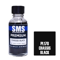 SMS PL178 PREMIUM ACRYLIC LACQUER CHASSIS BLACK 30ML PL178