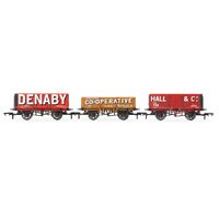 R60104 Triple Wagon Pack, Denaby Colliery, Leicester Co-Op & Hall & Co - Era 3 R60104